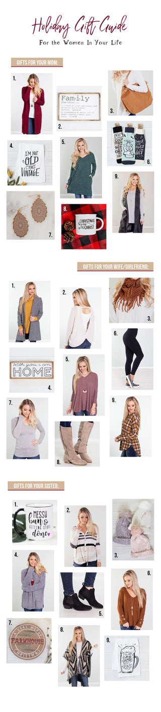 Holiday Gift Guide For The Women You Love