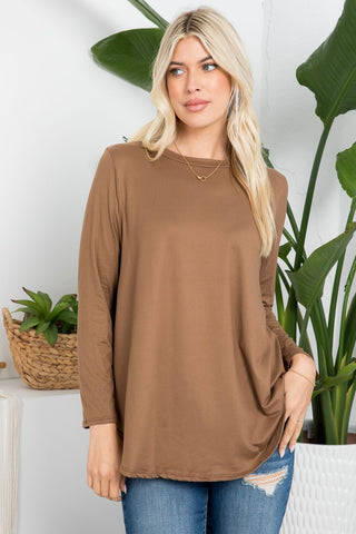 Like Butter Long Sleeve Top - 2 Colors