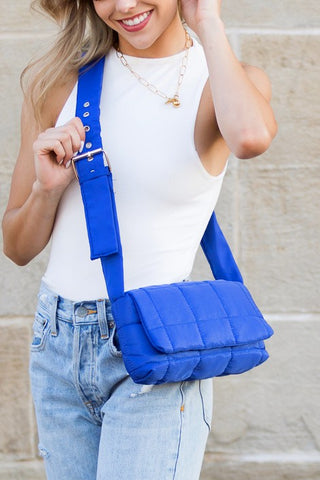 Selma Foldover Puffer Crossbody - 2 Colors
