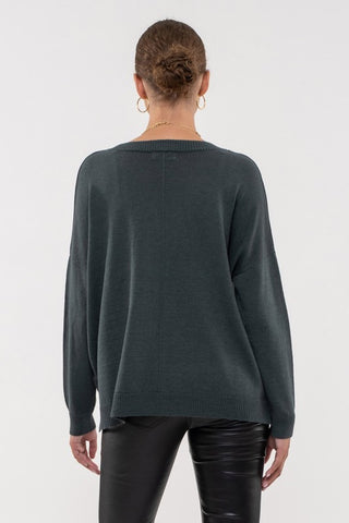 Extended Shoulder Sweater - 4 Colors