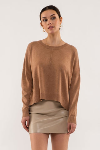 Extended Shoulder Sweater - 4 Colors