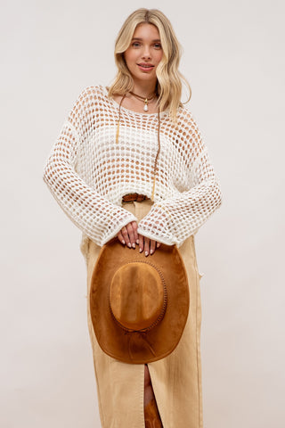 Vacation Vibes Crochet Pullover - 3 Colors