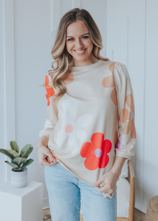 Daisy Time 3/4 Sleeve Shirt