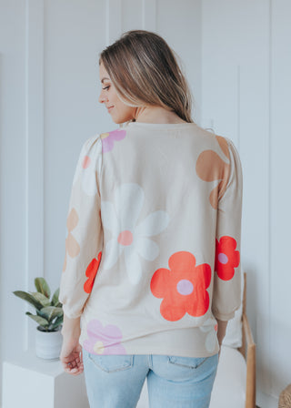 Daisy Time 3/4 Sleeve Shirt