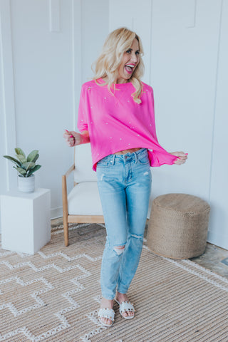 Paint Splatter Asymmetrical Top - 2 Colors