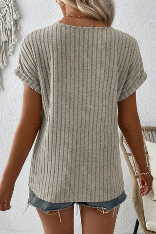Cheyral Button Top