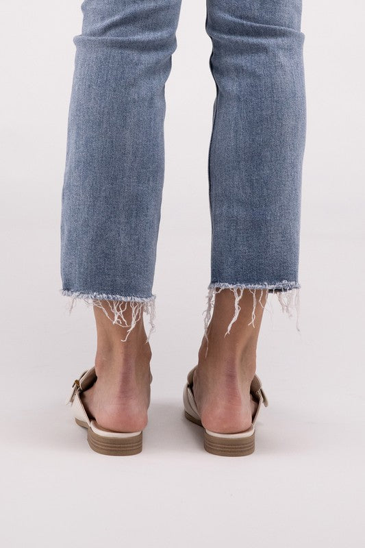 Chantal-S Buckle Backless Slides Loafer Shoes – The Mason