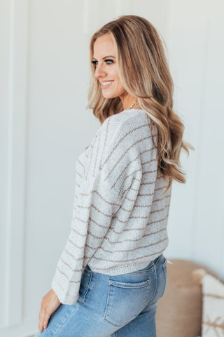 Sierra Striped Drop Shoulder Sweater - 3 Colors