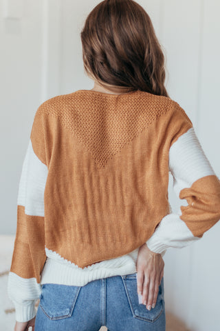 Cover Me Up Chevron Sweater - 2 Colors