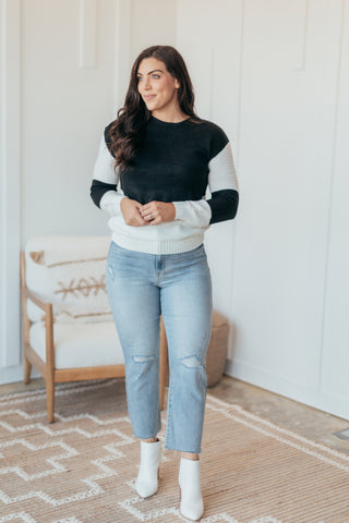 Cover Me Up Chevron Sweater - 2 Colors