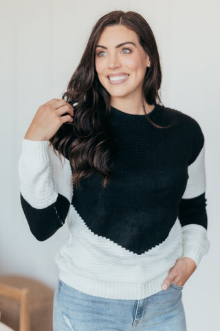 Cover Me Up Chevron Sweater - 2 Colors