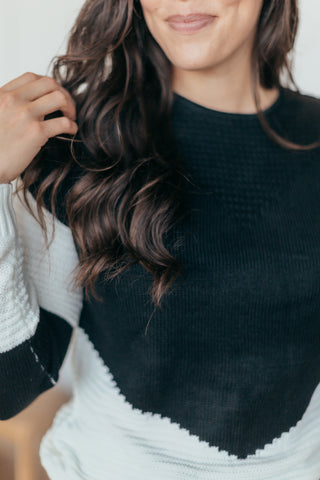 Cover Me Up Chevron Sweater - 2 Colors