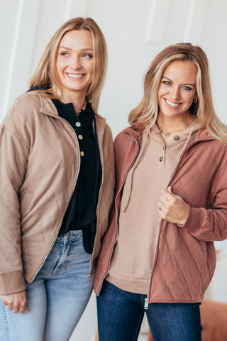 Pretty High Neck Jacket - 5 Colors