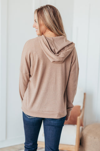 Staccato Half Button Thermal Hoodie - 2 Colors
