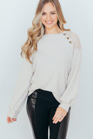 Kaylee Button Top