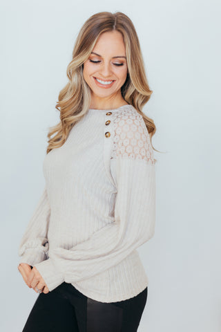 Kaylee Button Top