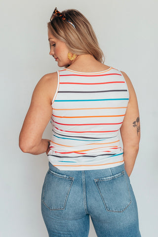 Pretty In Color Striped Tank