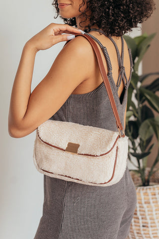 Faux Fur Shoulder Bag - 2 Colors