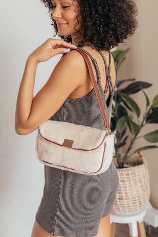 Faux Fur Shoulder Bag - 2 Colors