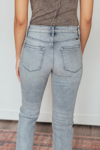 Kan Can Morgana High Rise Straight Fit Jeans