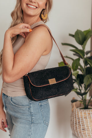 Faux Fur Shoulder Bag - 2 Colors