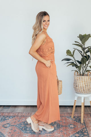 Nanette Crochet Jumpsuit - 2 Colors