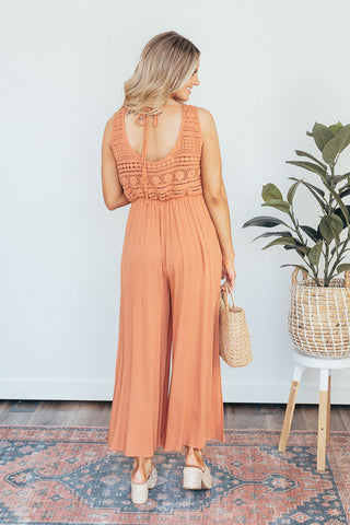 Nanette Crochet Jumpsuit - 2 Colors