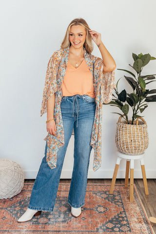 Kimmy Printed Kimono