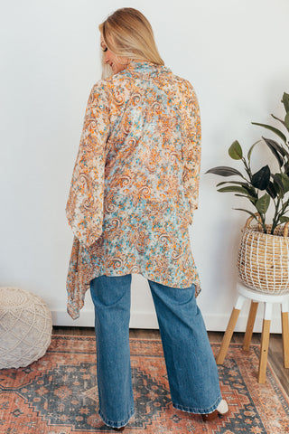 Kimmy Printed Kimono