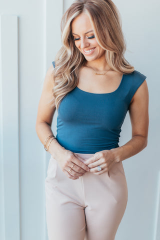 Be Cool Cap Sleeve Top - 2 Colors