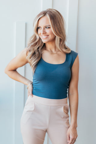 Be Cool Cap Sleeve Top - 2 Colors