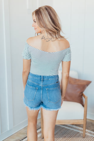 Blake Off Shoulder Wrap Bodysuit