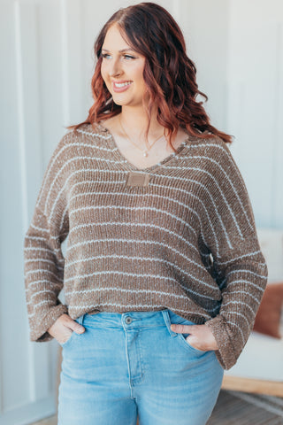 Sierra Striped Drop Shoulder Sweater - 3 Colors