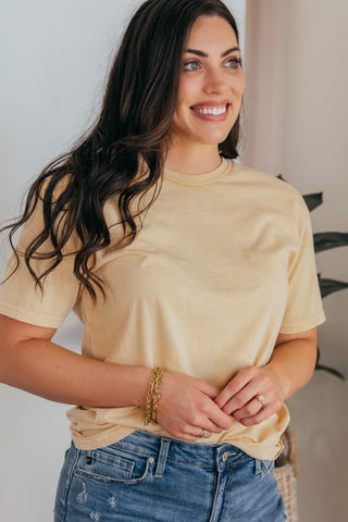 Oat Collective | Mineral Wash Tee - 5 Colors