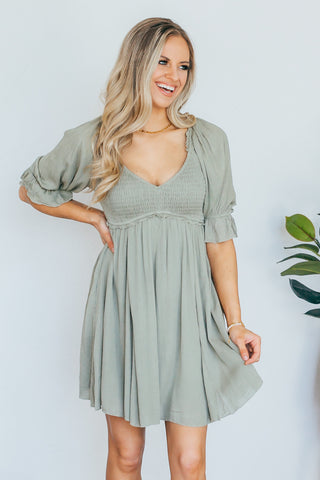 Elly Smocked Bust Dress