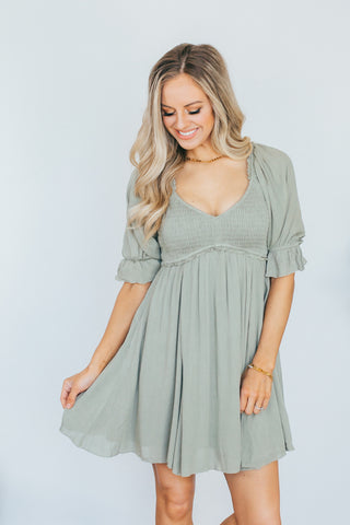 Elly Smocked Bust Dress