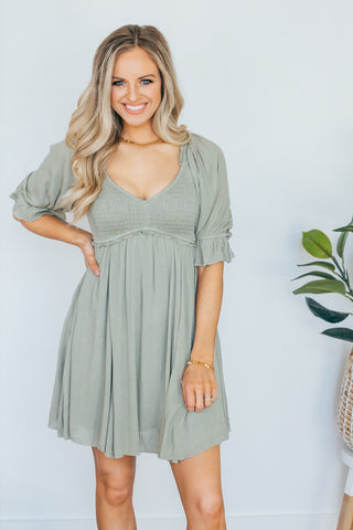 Elly Smocked Bust Dress