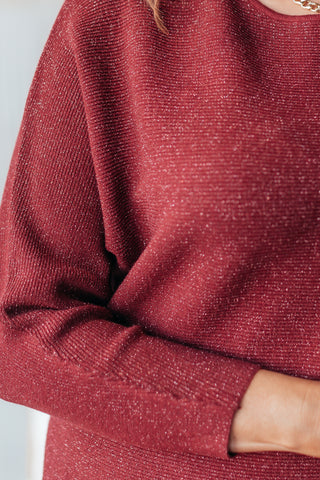All That Glitters Sweater Dress - 2 Colors