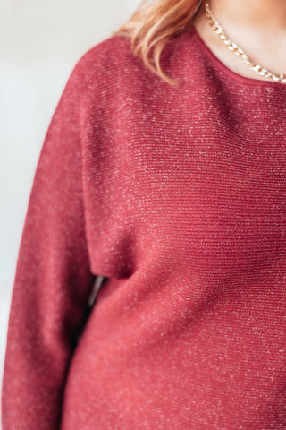 All That Glitters Sweater Dress - 2 Colors