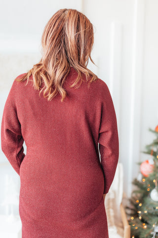All That Glitters Sweater Dress - 2 Colors