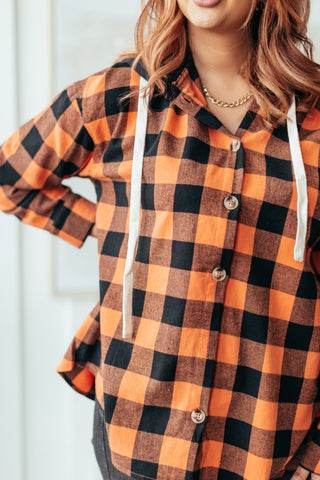 Autumn Days Hooded Shacket