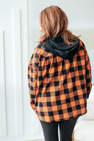 Autumn Days Hooded Shacket