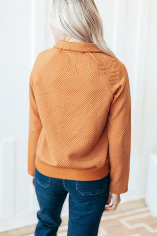 Quilted Snap Button Pullover - 5 Colors