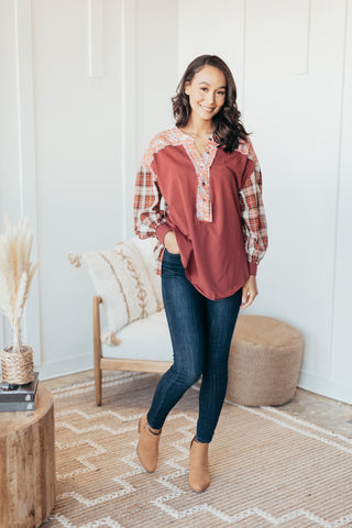 Country Love Song Plaid Top - 3 Colors
