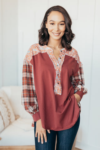 Country Love Song Plaid Top - 3 Colors