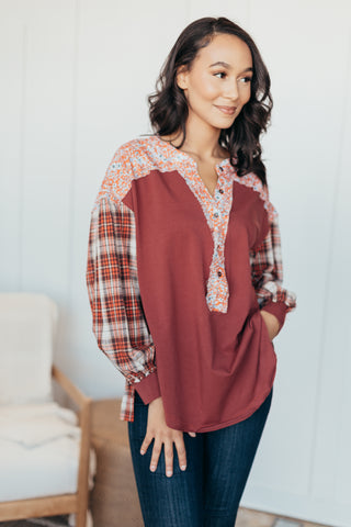 Country Love Song Plaid Top - 3 Colors