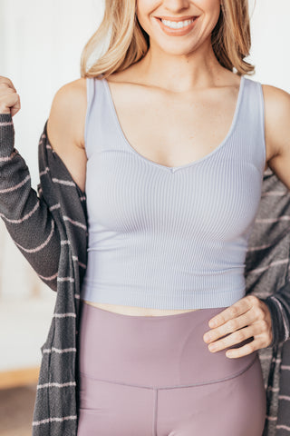 Dynamic Thick Ribbed V-Neck Tank - 3 Colors