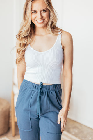 Dynamic Thick Ribbed V-Neck Tank - 3 Colors