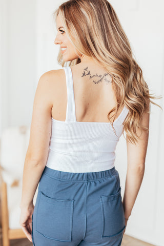 Dynamic Thick Ribbed V-Neck Tank - 3 Colors
