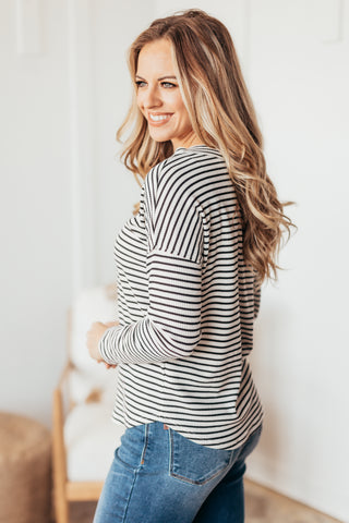 Cherish Soft Stripe Top